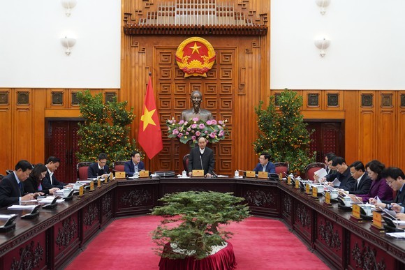 2020庚子年春節準備工作的政府常務會議。