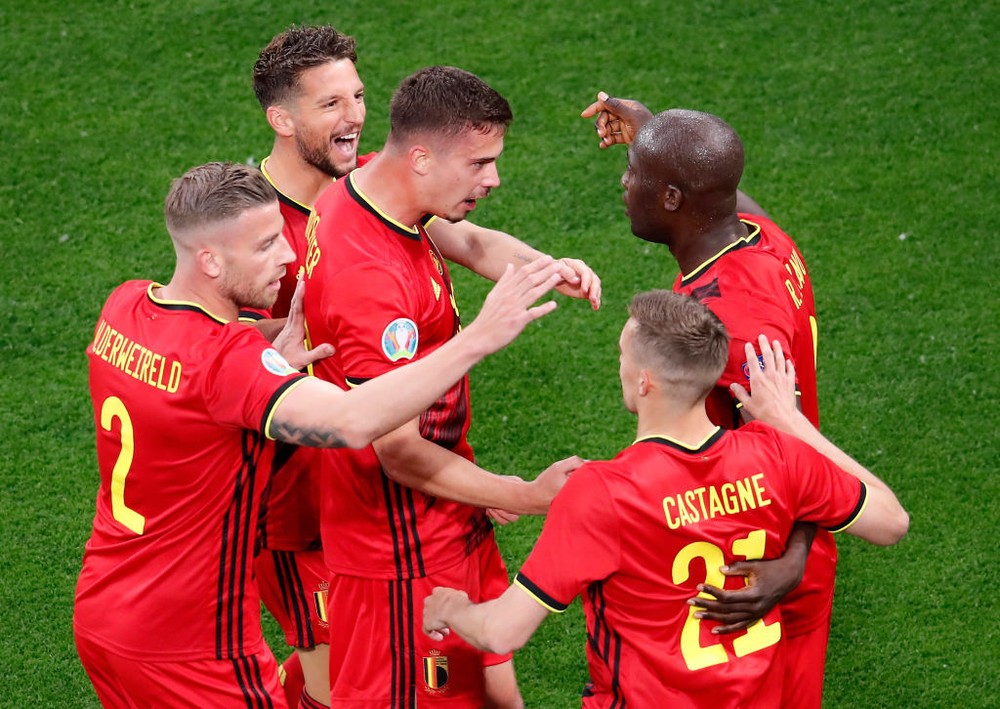  比利时球隊慶祝進球（圖源：互聯網）