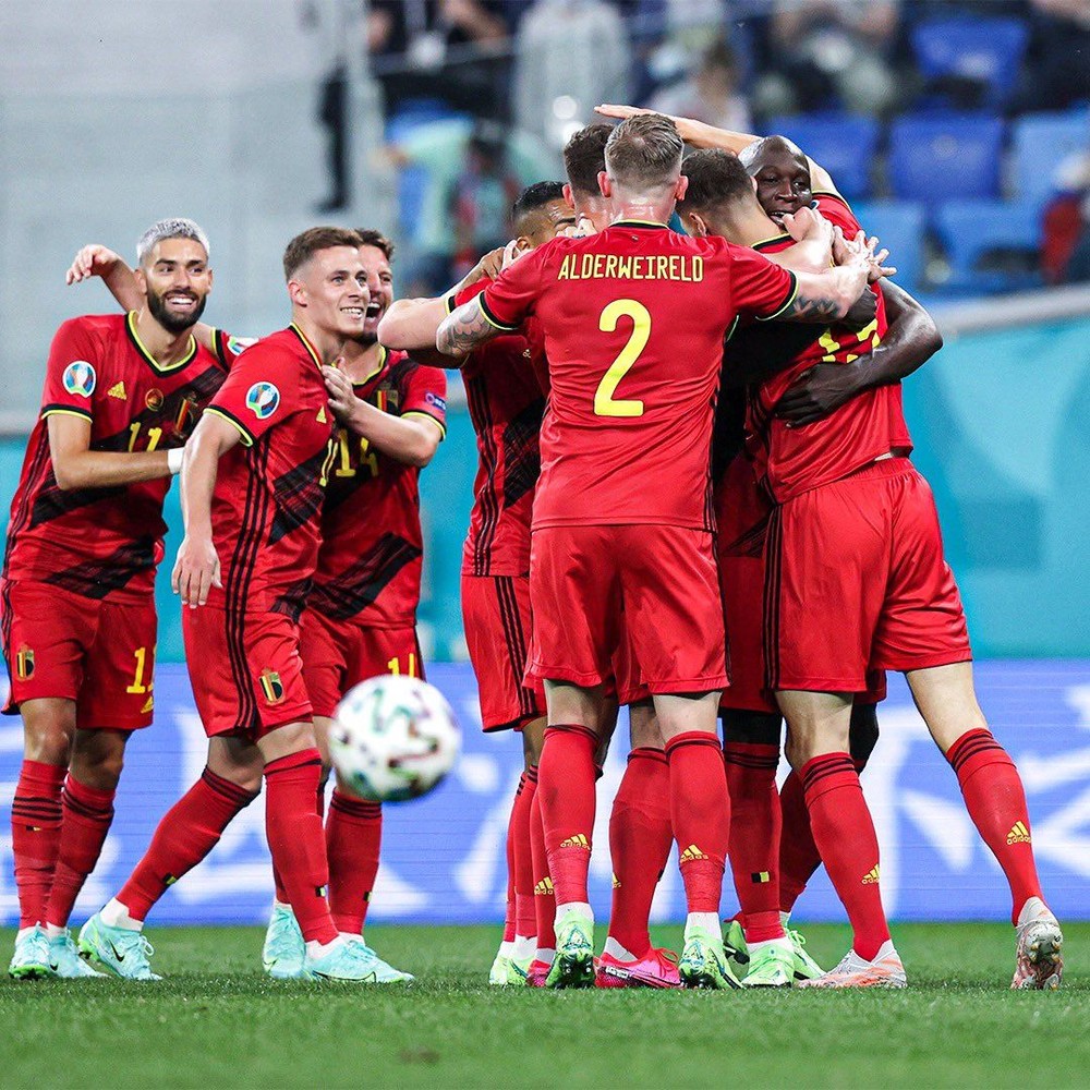 比利時球員慶祝進球（圖源：互聯網）