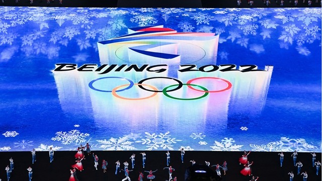 北京冬奧會開幕式。（圖源：新華社）