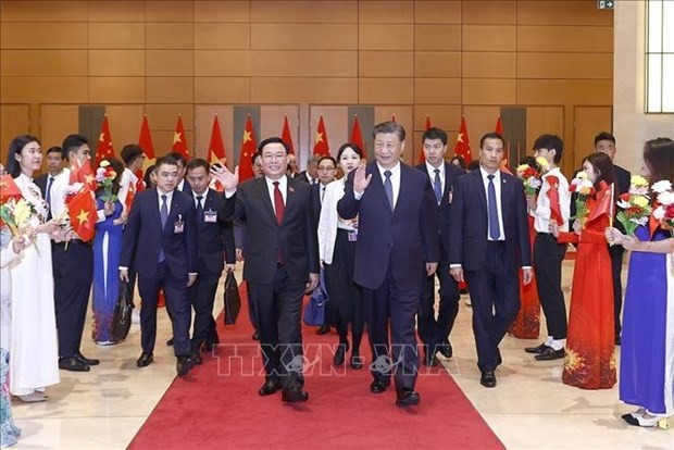 国会主席王廷惠会见中共中央总书记、中国国家主席习近平。