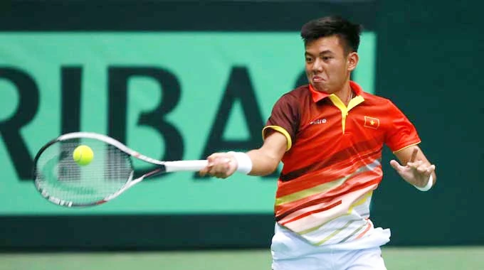 Lý Hoàng Nam sẽ là tay vợt chủ lực của Việt Nam tại Davis Cup. 