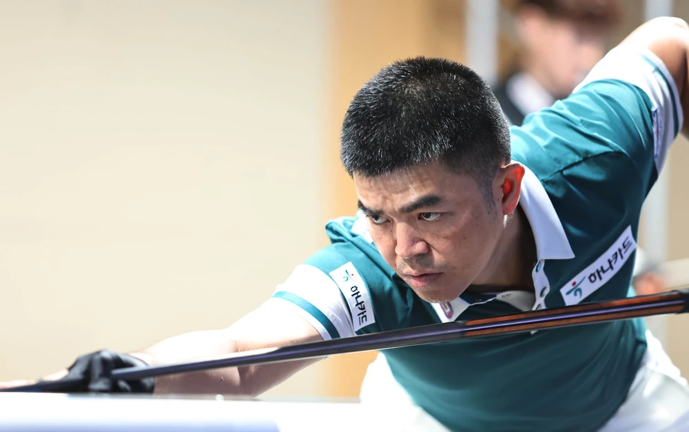 Nguyễn Quốc Nguyện lọt vào vòng 3 giải PBA Tour. Ảnh: Kim Young Hun
