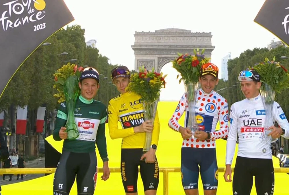 Các tay đua kiếm tiền nhiều nhất Tour de Fracne 2023