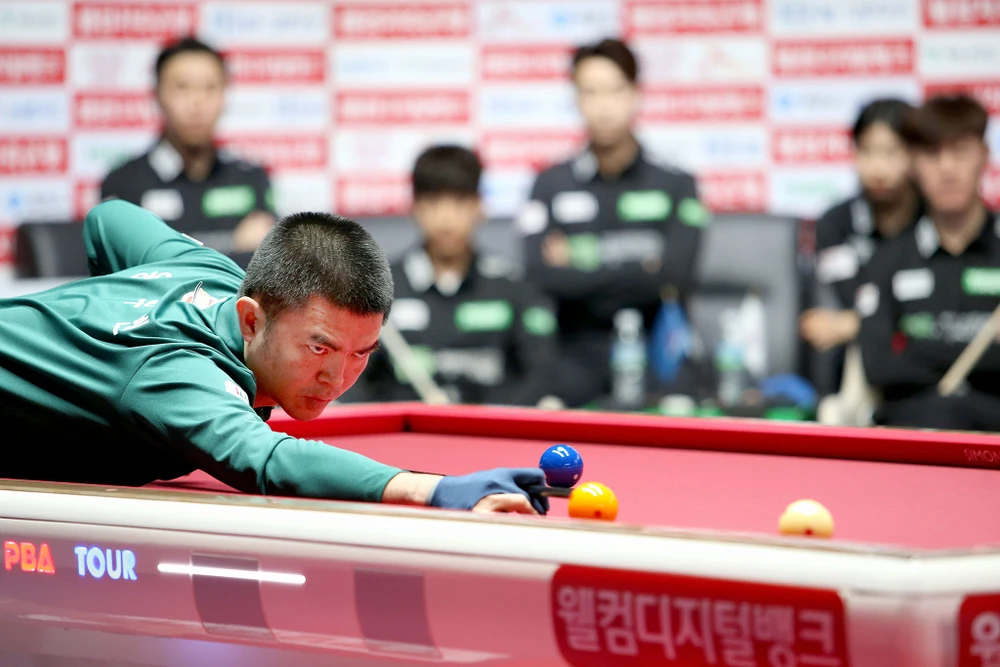 Nguyễn Quốc Nguyện đang thăng hoa ở Round 4. Ảnh: Kim Young Hun