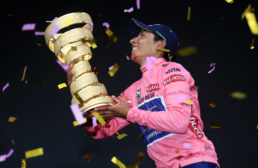 Nairo Quintana từng đăng quang Giro d’Italia