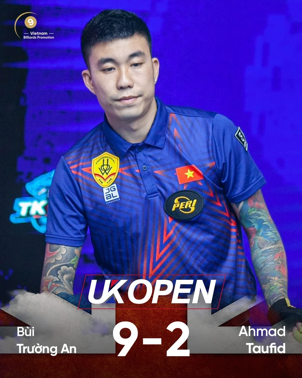 Bùi Trường An và Dương Quốc Hoàng thẳng tiến vào vòng knock out giải Billiards Pool UK Open 2024- Ảnh 3.