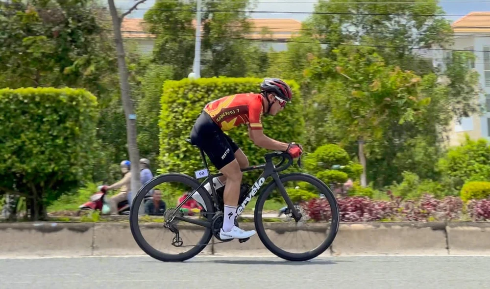 Tay đua Phạm Lê Xuân Lộc là một tài năng trẻ của xe đạp Việt Nam