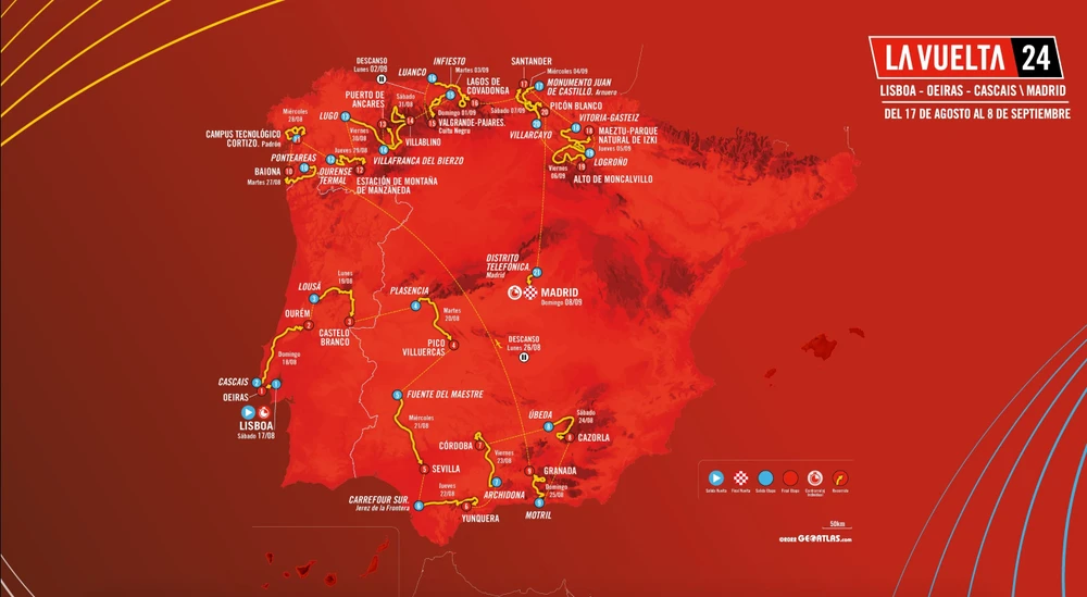 Ngộ nghĩnh chặng 6 cuộc đua xe đạp Vuelta a Espana 2024 xuất phát ở siêu thị- Ảnh 2.