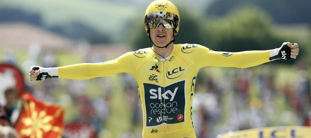 Geraint Thomas là tay đua gạo cội của làng đua xe đạp thế giới