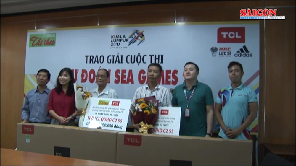 Báo SGGP Thể Thao trao giải dự đoán SEA Games 29