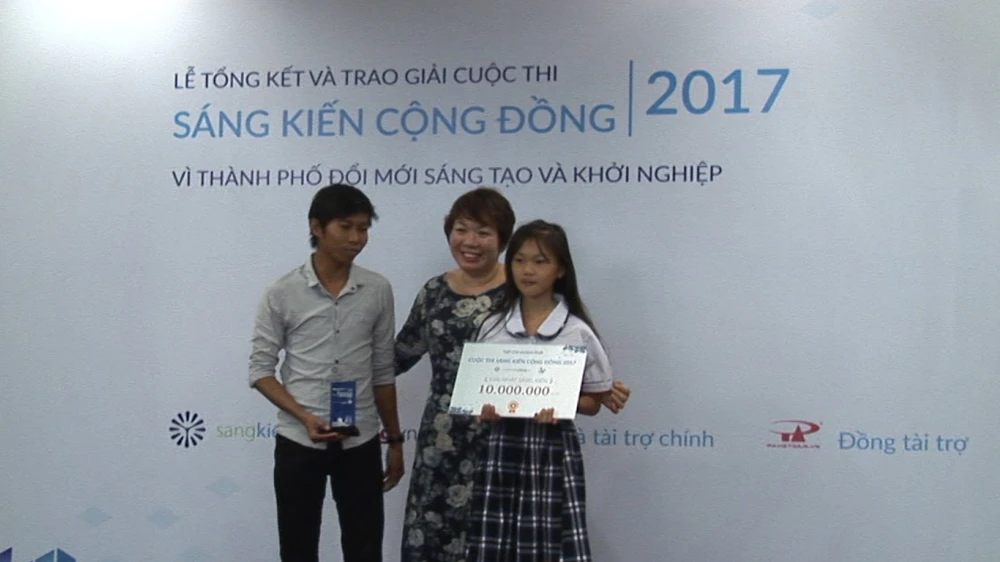 Trao giải thưởng sáng kiến cộng đồng 2017