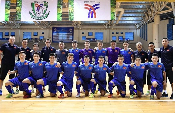 Đội tuyển U.20 futsal Việt Nam (ảnh: Quang Thắng)