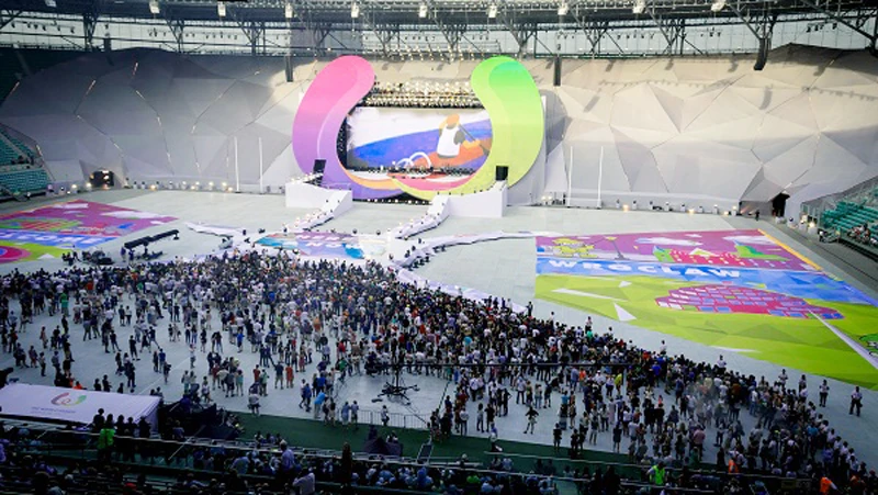  Lễ khai mạc World Games lần thứ 10 diễn ra trên sân vận động thành phố Wroclaw