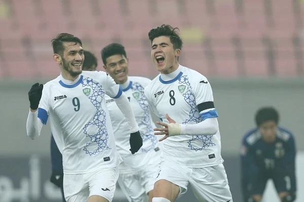 Uzbekistan gây bất ngờ qua chiến thắng 4-0 trước Nhật Bản. Ảnh: AFC