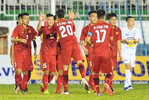 Đội U19 Việt Nam sớm giành ngôi vô địch. Ảnh: DŨNG PHƯƠNG