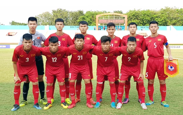 Đội U16 Việt Nam. Ảnh: NHẬT ĐOÀN