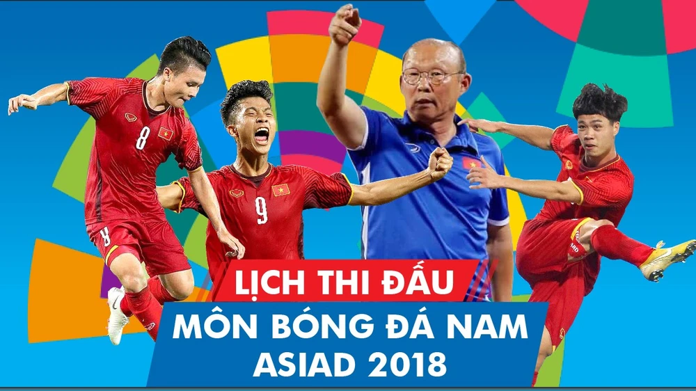 Lịch thi đấu của đội Olympic Việt Nam tại Asiad 2018