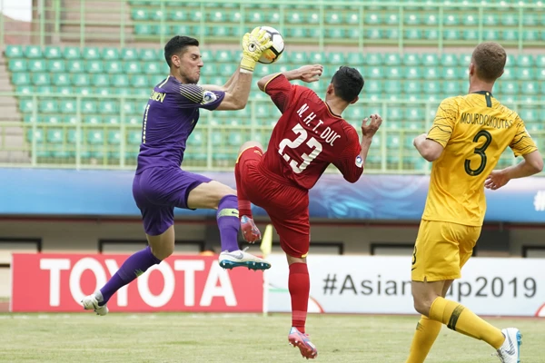 U19 Việt Nam vẫn chưa có điểm sau 2 trận đấu. Ảnh: Đoàn Nhật
