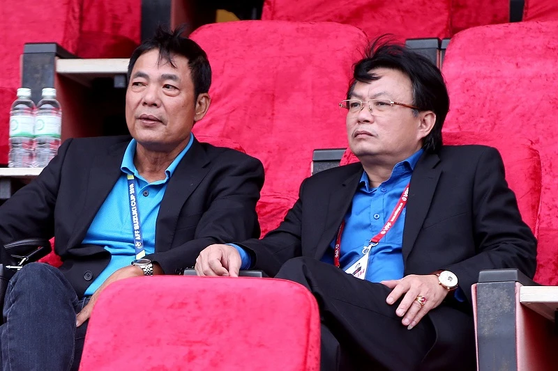 Ông Nguyễn Trọng Hoài (bên phải). Ảnh: MINH HOÀNG