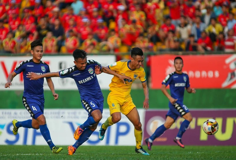 Becamex Bình Dương tham dự AFC Cup 2019. Ảnh: NGUYỄN NHÂN