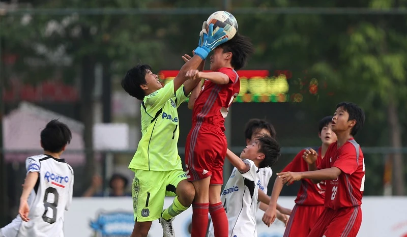 Giải được xem là sân chơi giao lưu cho các cầu thủ trẻ hai nước Việt Nam và Nhật Bản. Ảnh: Dũng Phương