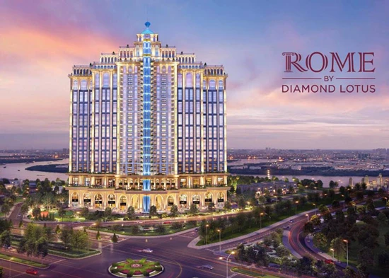 Dự án Rome by Diamond Lotus của Phúc Khang được xây dựng theo tiêu chuẩn xanh chính phẩm quốc tế tại cửa ngõ TP Thủ Đức.