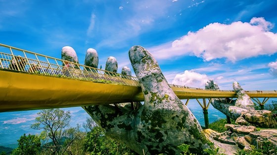 Golden Bridge, an attraction in Da Nang City.
