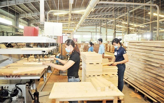 Production of MDF products at a local company. (Photo: SGGP)