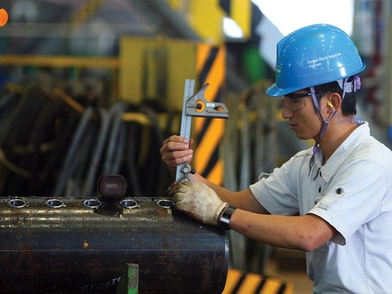 Processing and manufacturing industry continued to attract most investments. (Photo: SGGP)