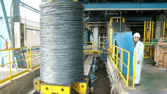 Production at a steel company. (Photo: SGGP)