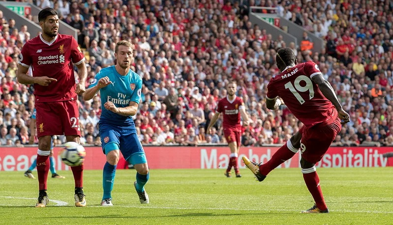 Sadio Mane ghi bàn thắng thứ 2 cho Liverpool.