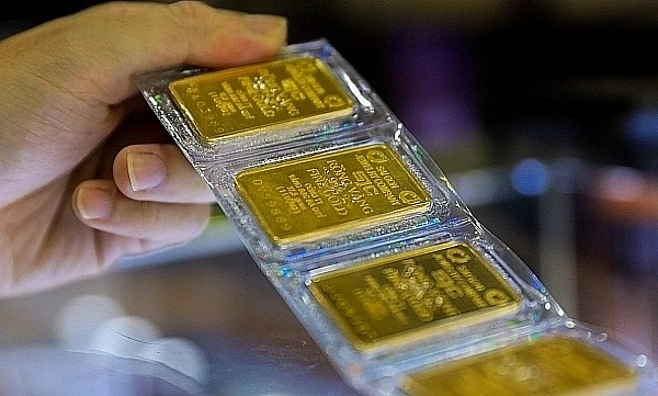 Giá vàng miếng trong nước đang đắt hơn giá thế giời1 gần 6,6 triệu đồng/lượng.
