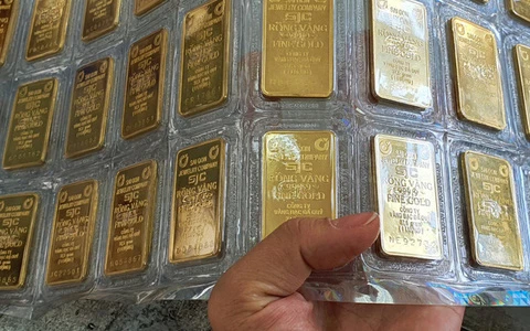 Vàng SJC nhiều tháng qua luôn đắt hơn vàng thế giới trên dưới 9 triệu đồng/lượng.