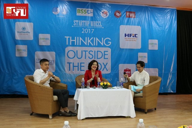 Speakers at the Startup Wheel 2017 event (Photo: dantri.com.vn)