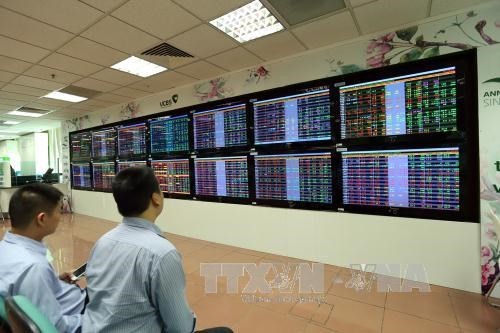 Investors at Vietcombank stock exchange (Source: VNA)