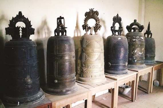 Ancient bronze bells 