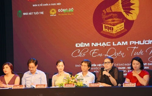 The project's organising board at the press conference on August 9 in Hanoi (Photo: VNA)