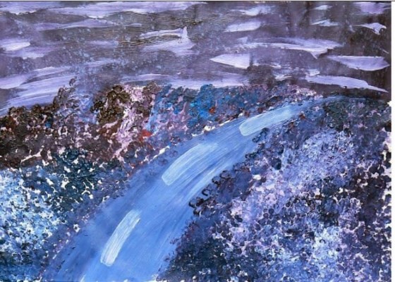 The painting "Violet"
