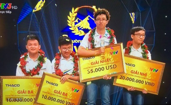 Quang Tri’s boy wins Olympia competition 2017