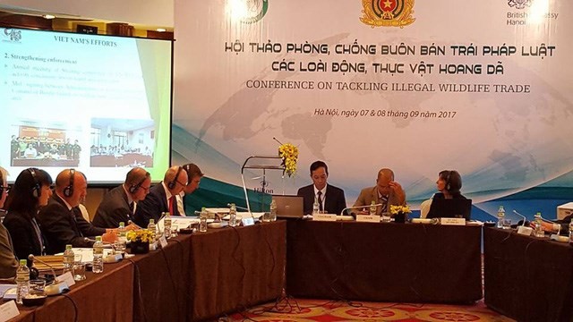 The conference on tackling illegal wildlife trade takes place in Hanoi on September 7-8 (Photo: UK Embassy in Vietnam)