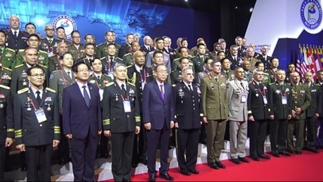 Delegates at the opening ceremony of the 10th Pacific Armies Chiefs Conference (Source: VNA)