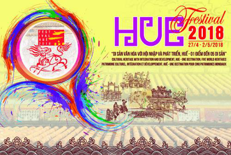 Poster, theme of Hue Festival 2018 announced