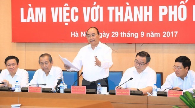 Prime Minister Nguyen Xuan Phuc at the event (Source: VNA)
