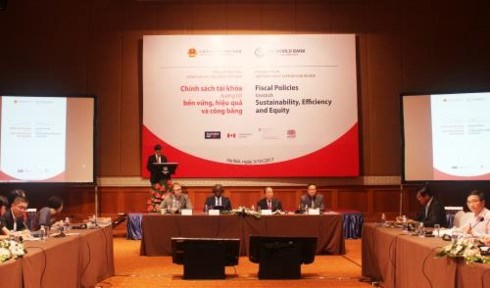 Overview of the launching ceremony of the “Vietnam Public Expenditure Review (PER): Fiscal Policies towards Sustainability, Efficiency, and Equity” (Source: vov.vn)