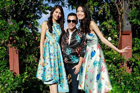 Fashion designer Adrian Anh Tuan
