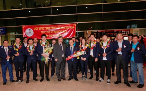 Vietnamese team at WorldSkills Competition 2017