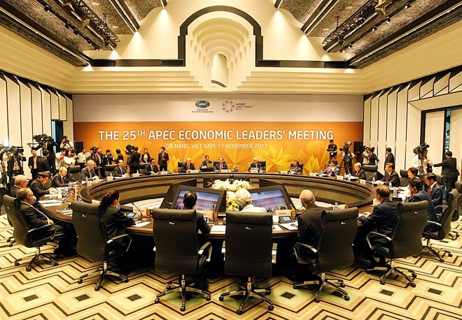 The 25th APEC Economic Leaders’ Meeting officially opened in Da Nang city on November 11 morning (Photo: VNA)