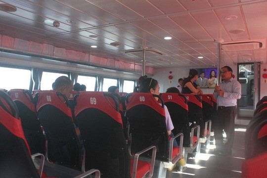 High-speed boats are set to be introduced from HCM City and Vung Tau to Can Gio on December 23. (Photo: nld.com.vn)