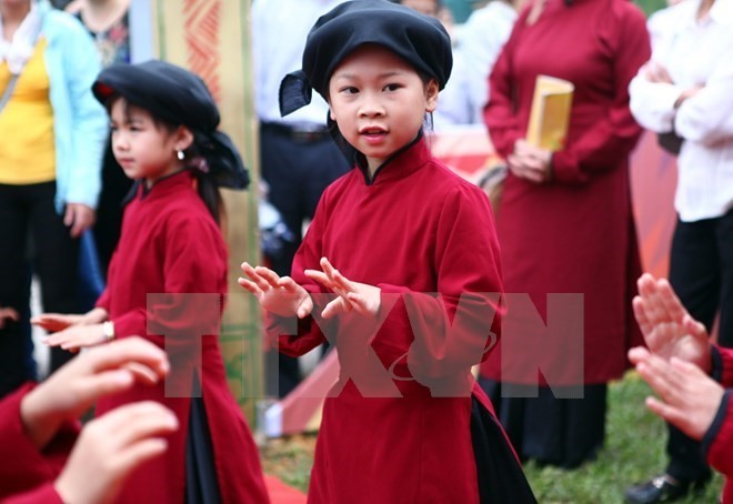 Xoan singing has been added to the Representative List of the Intangible Cultural Heritage of Humanity. (Source:VNA)